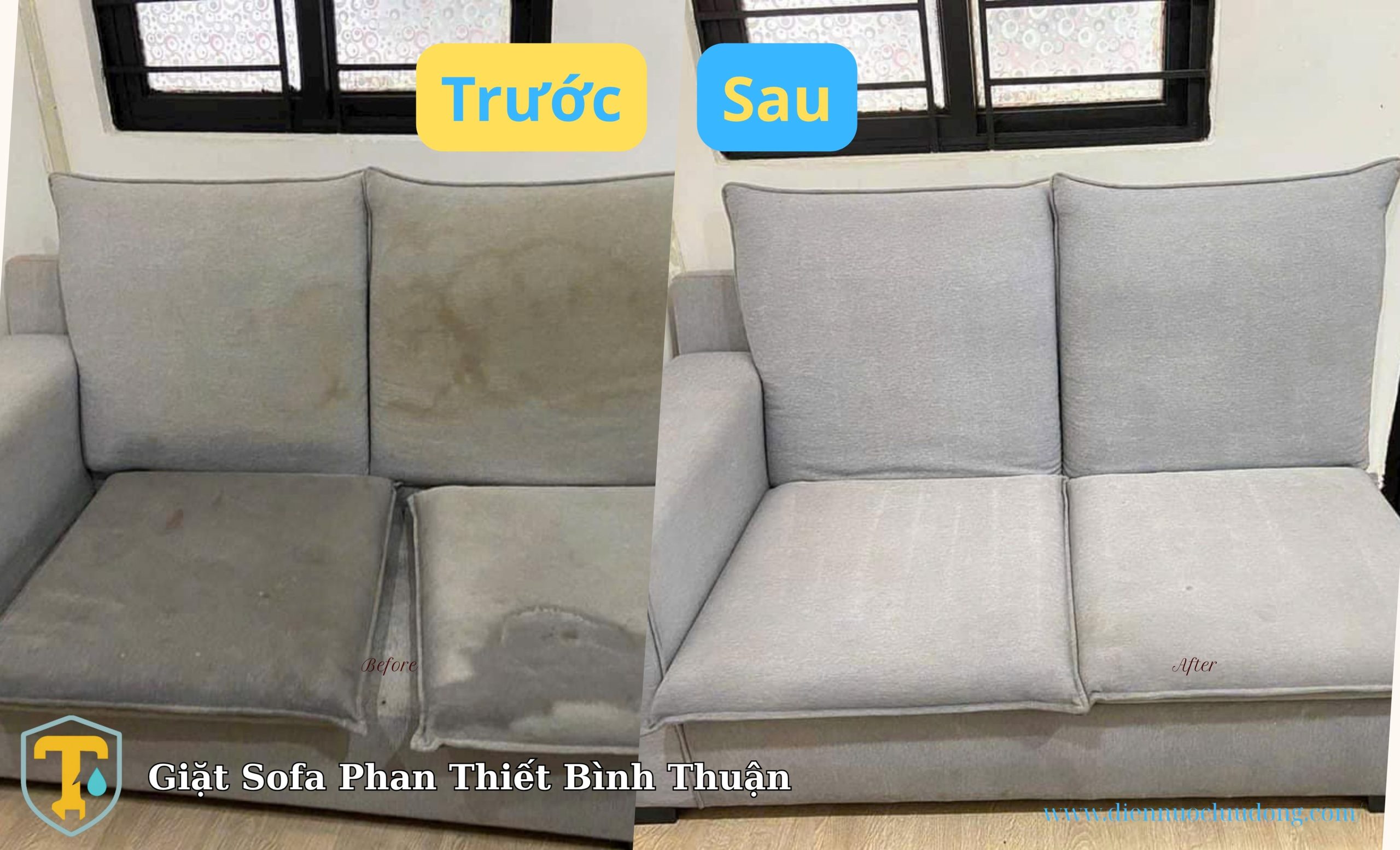 Dịch vụ giặt sofa tại nhà TÍN TÂM ở Phan Thiết Bình Thuận