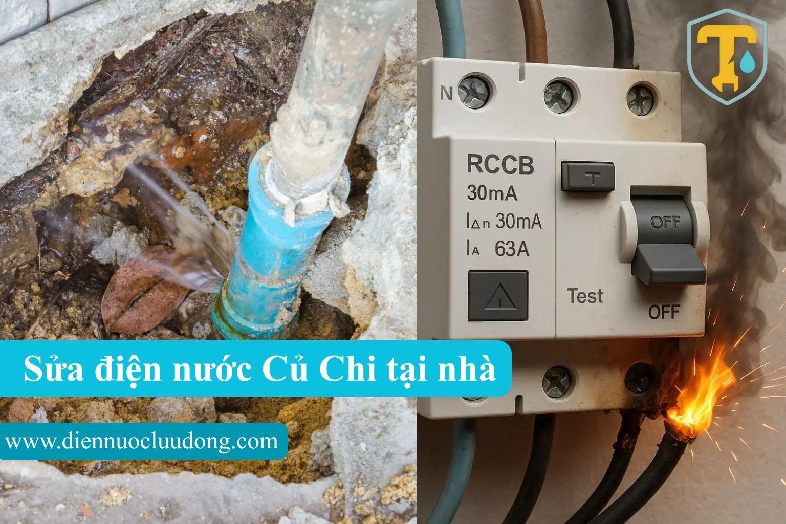 Sửa điện nước huyện Củ Chi