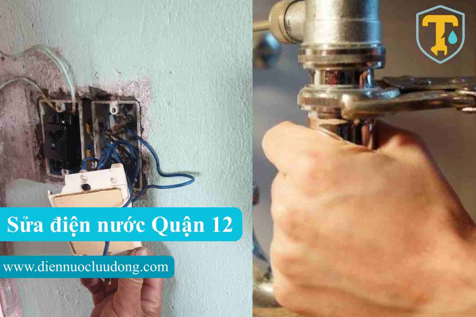 Bảng giá sửa điện nước quận 12 Bảng giá sửa điện nước quận 12