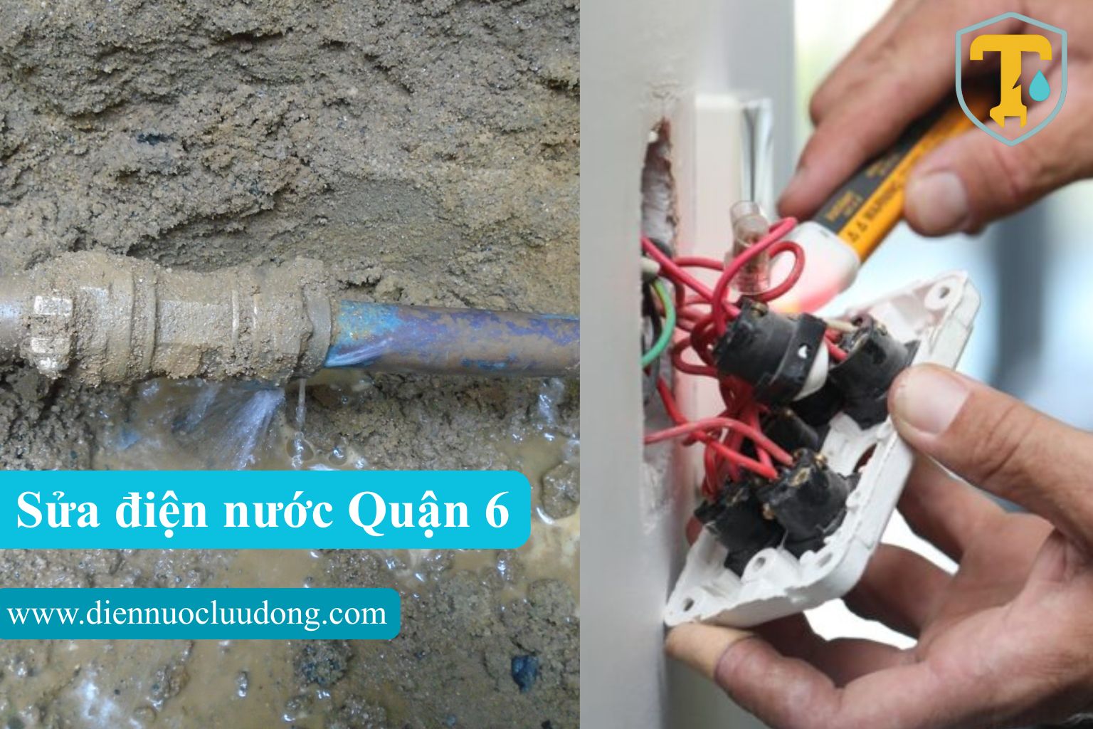 Dịch vụ sửa điện nước Quận 6 Dịch vụ sửa điện nước Quận 6