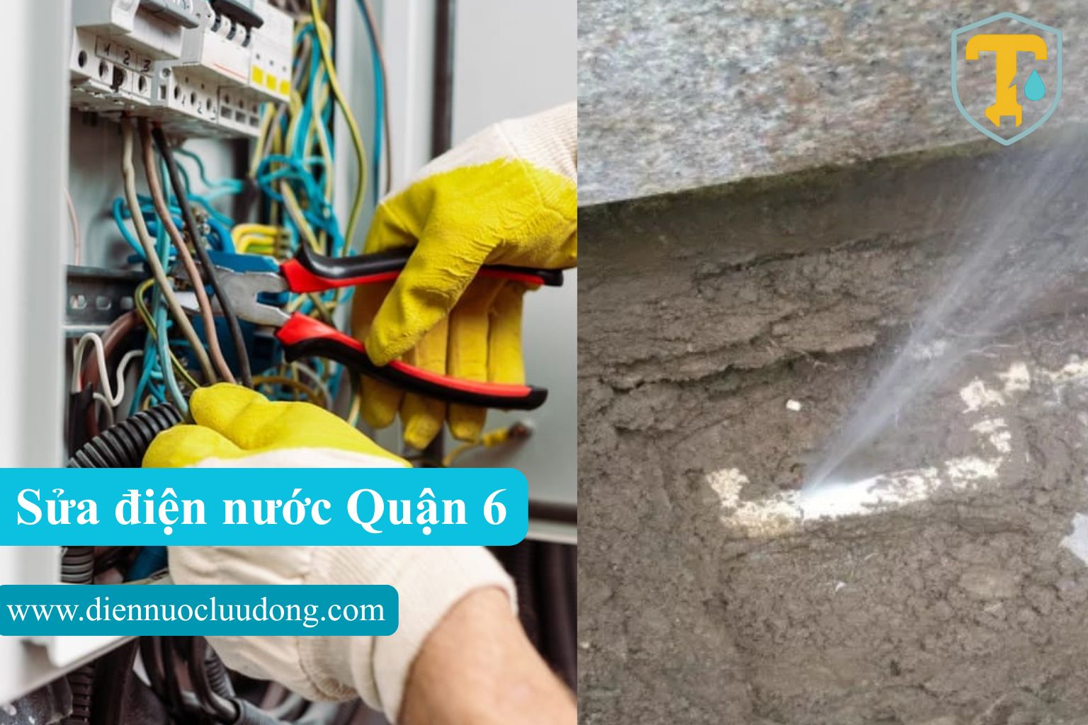 Dịch vụ sửa điện nước Quận 6 Dịch vụ sửa điện nước Quận 6