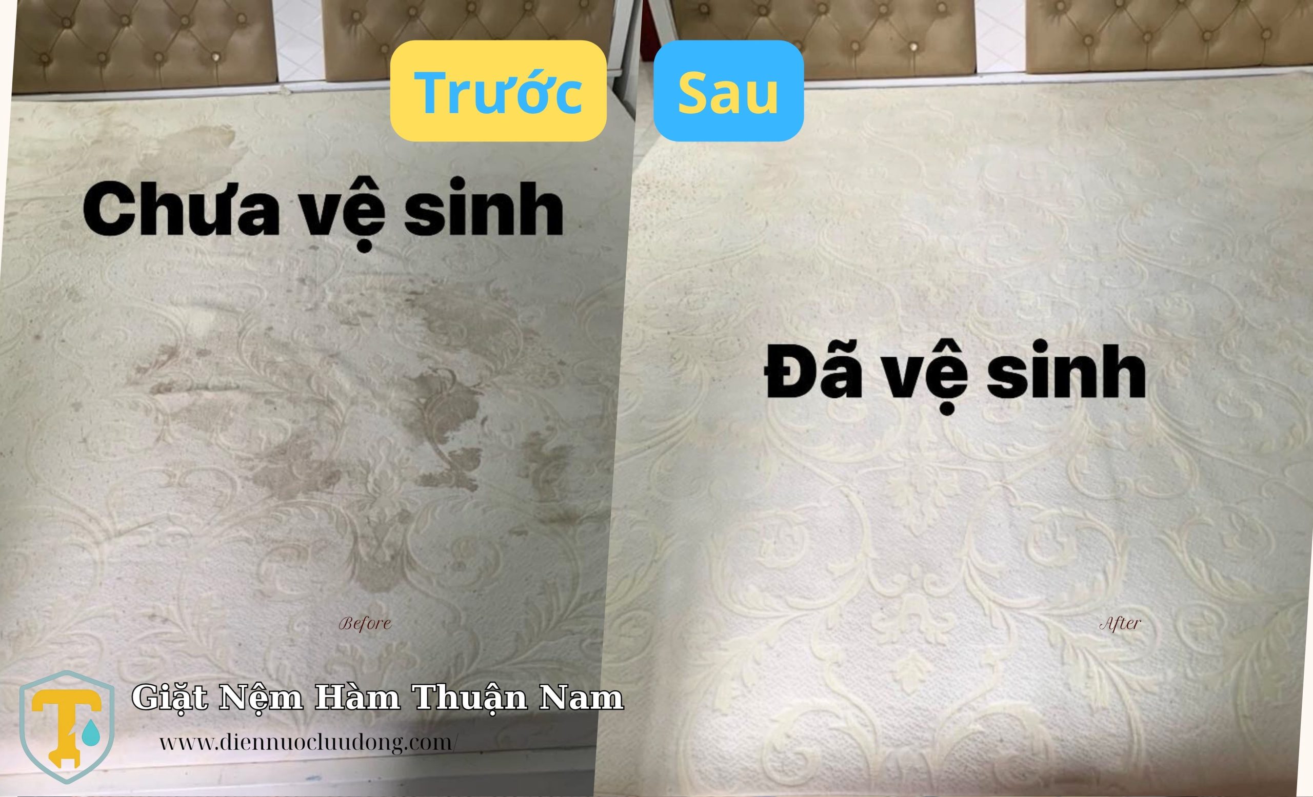 dịch vụ giặt nệm Hàm Thuận Nam