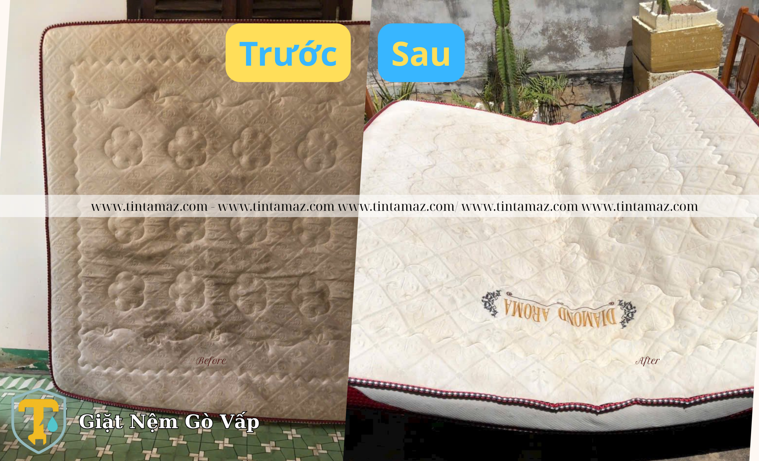 Giặt nệm Gò Vấp tại nhà | TÍN TÂM sạch sâu – giá rõ ràng