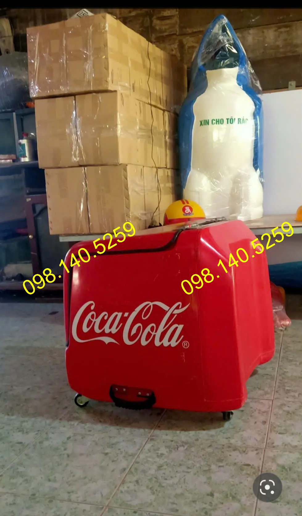 Thùng chở hàng xe máy (Thùng shipper)