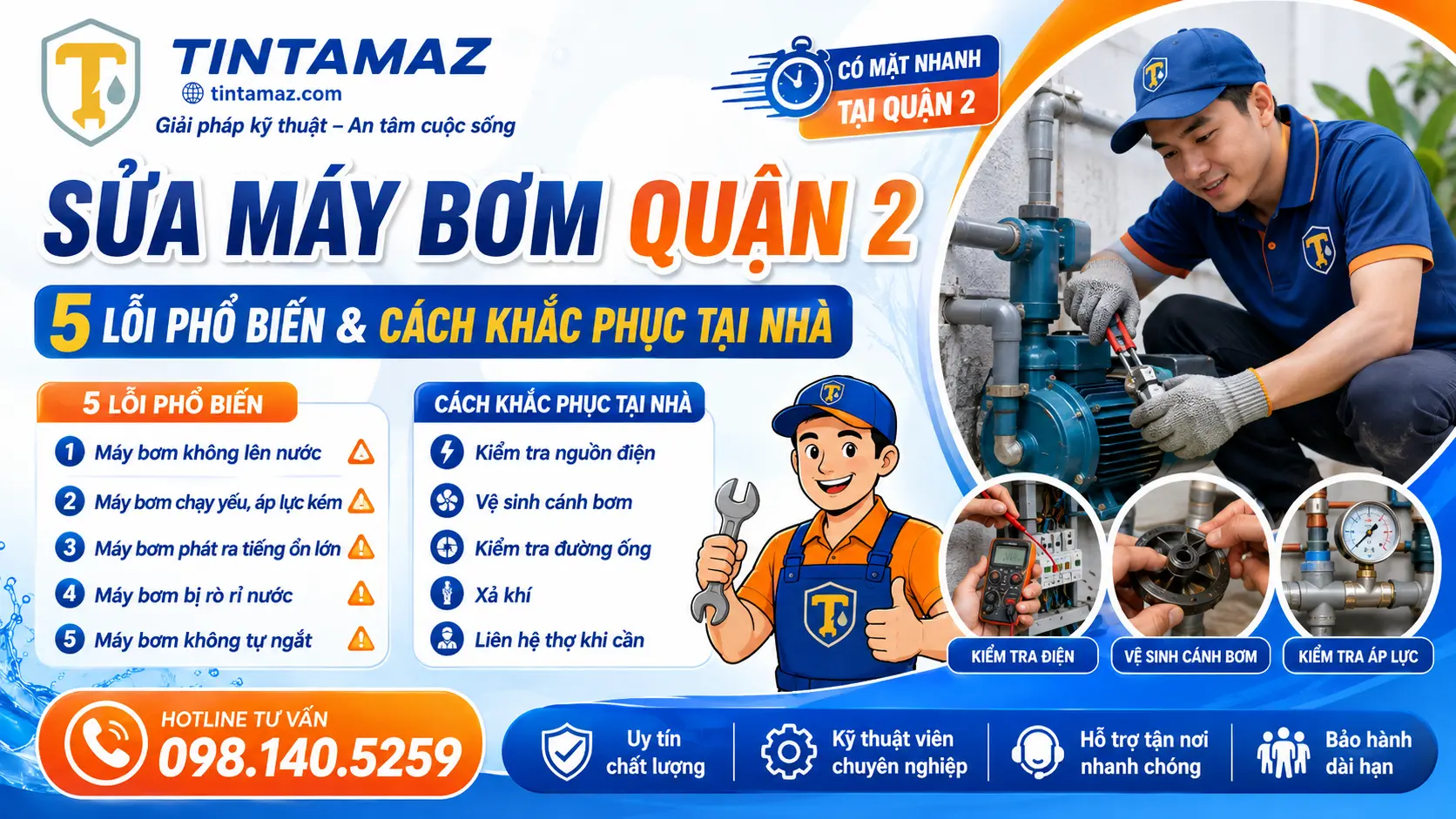 Sửa Máy Bơm Quận 2