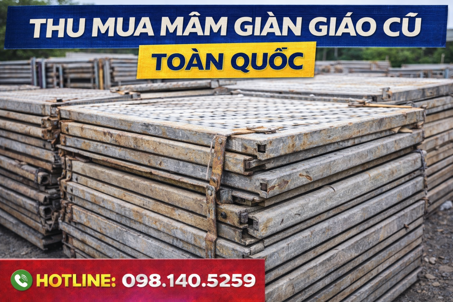 Thu Mua Mâm Giàn Giáo Cũ Toàn Quốc